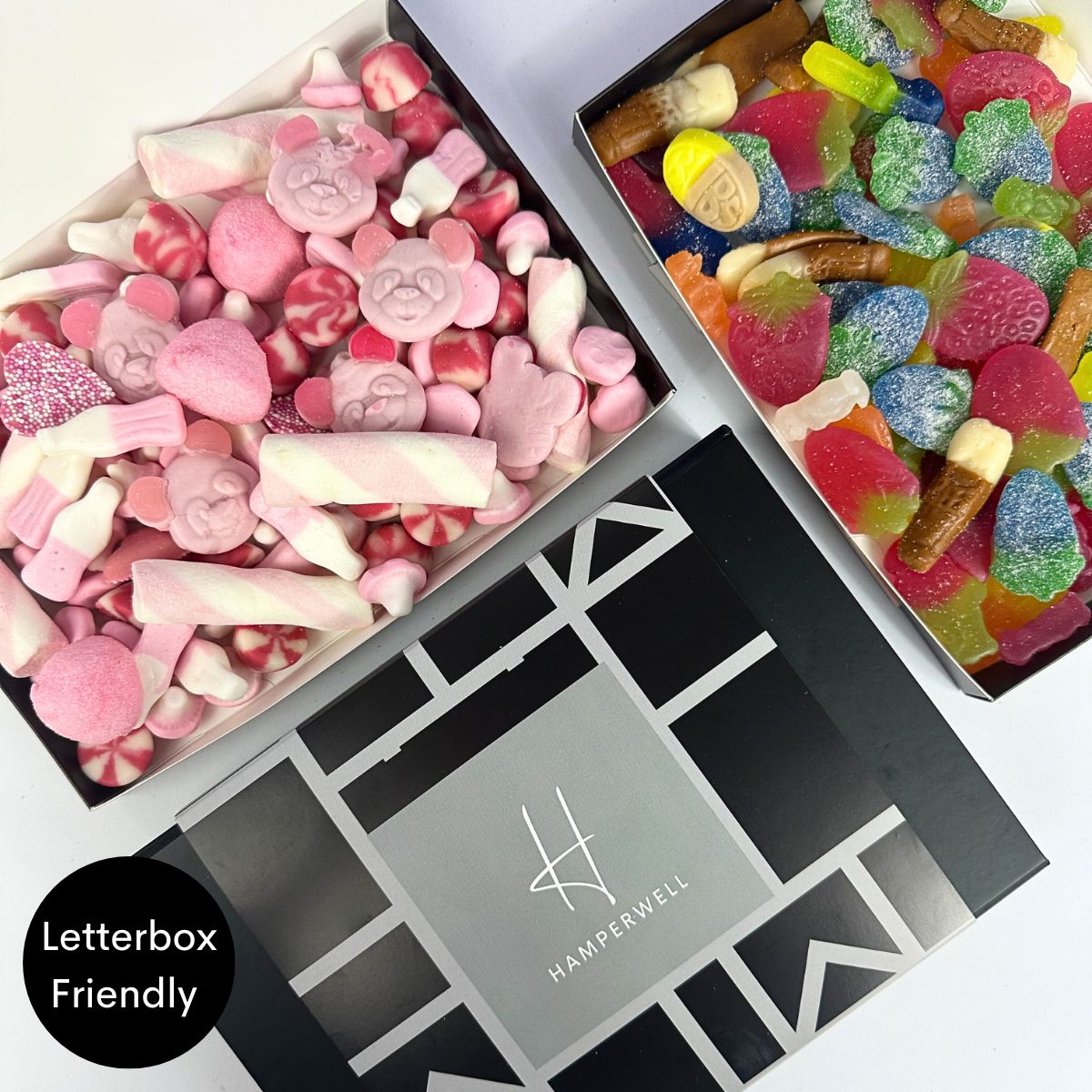 Pink Sweets Letterbox Gift Hamper - ScentiMelti Home Fragrance, Beauty & Gifts UK