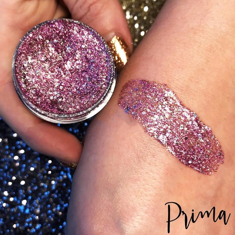 Prima Makeup Holographic Glitter Paste - Chameleon Collection - Pretty in Pink - ScentiMelti Home Fragrance, Beauty & Gifts UK