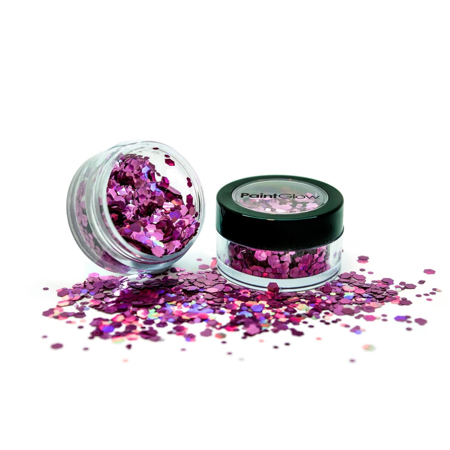 PaintGlow Holographic Chunky Glitter  – Vegan Cosmetic Glitter for Face, Body, Nails, Hair and Lip - ScentiMelti Home Fragrance, Beauty & Gifts UK