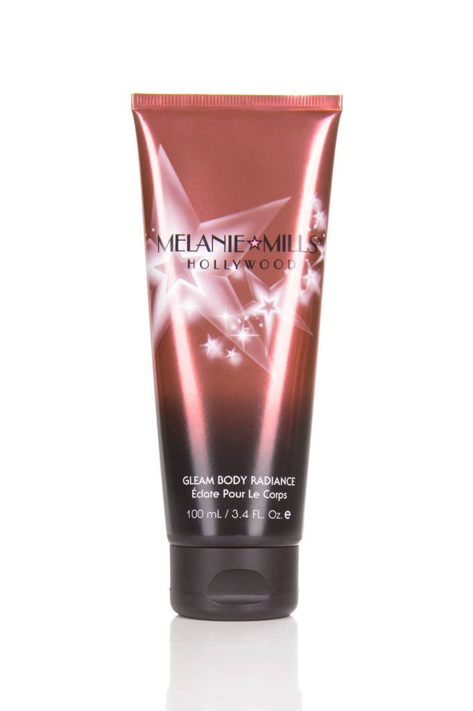 Melanie Mills Hollywood Gleam Body Radiance All In One Makeup, Moisturiser & Glow For Face & Body Rose Gold Beauty Goddess ScentiMelti Wax Melts