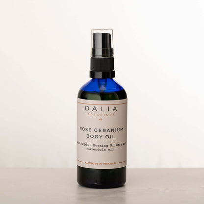 Rose Geranium Body Oil - ScentiMelti  Rose Geranium Body Oil