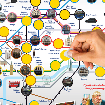 Historic London Pub Map Football Stadium Maps ScentiMelti Wax Melts