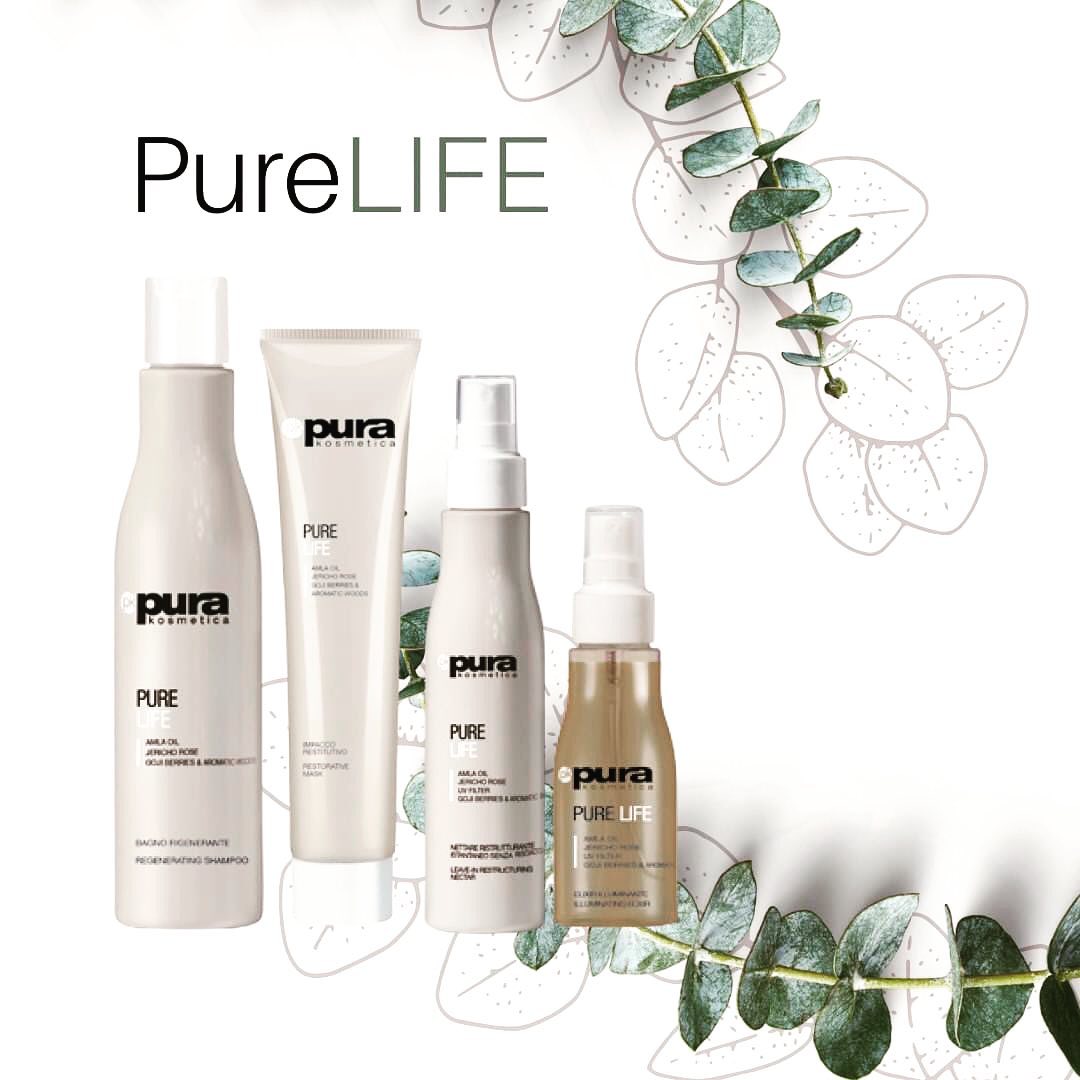 Pura Kosmetica Pure Life Regenerating Shampoo for All Hair Types, 1000ml - ScentiMelti Home Fragrance, Beauty & Gifts UK