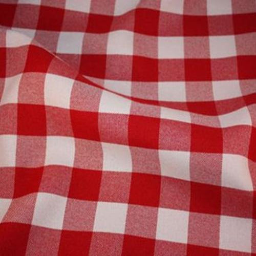 Red Gingham Check Polycotton Table Cloth - ScentiMelti Home Fragrance, Beauty & Gifts UK