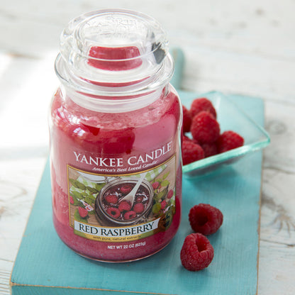 Yankee Candle Red Raspberry Classic Large Jar Candle - ScentiMelti  Yankee Candle Red Raspberry Classic Large Jar Candle