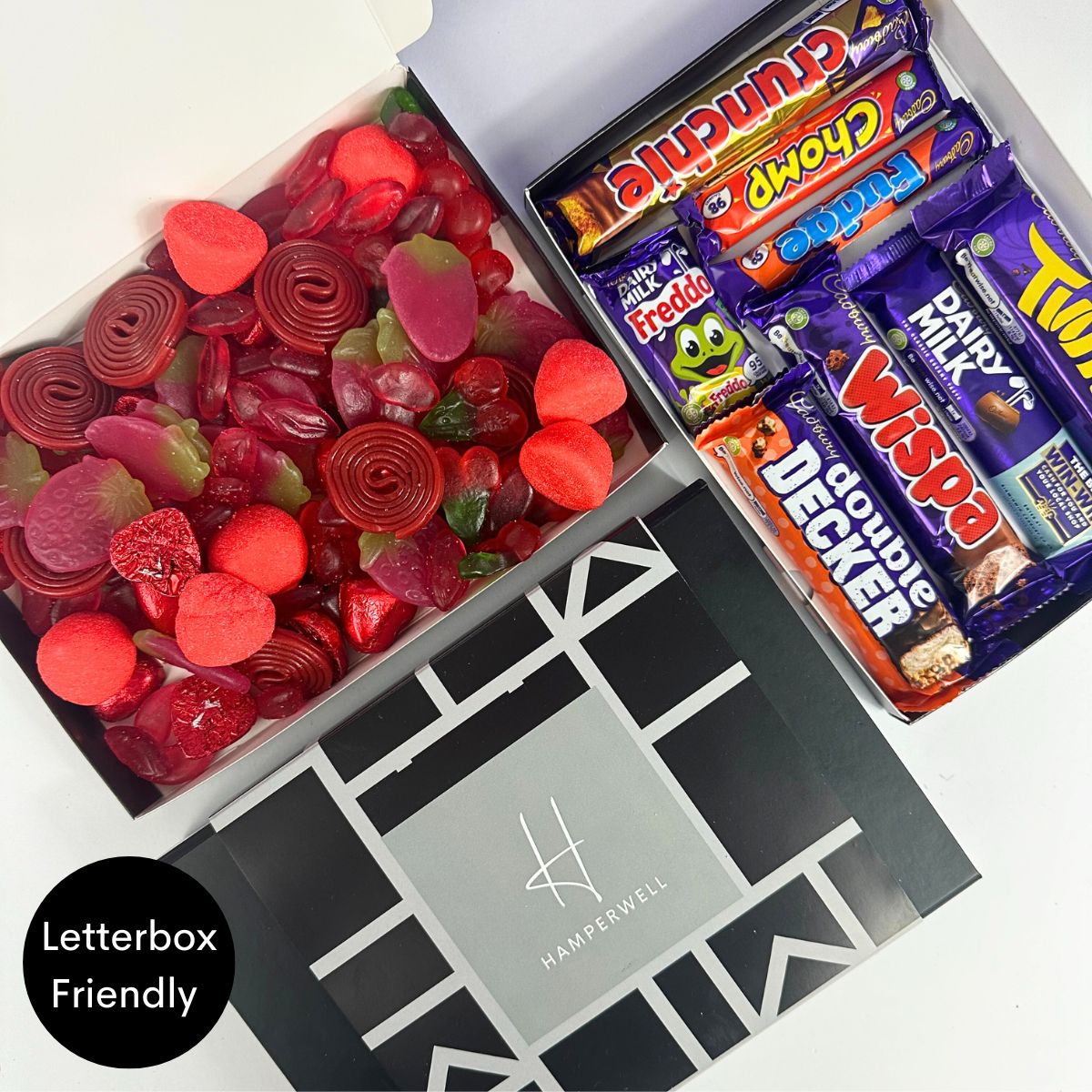 Red Sweets Letterbox Gift Hamper - ScentiMelti Home Fragrance, Beauty & Gifts UK