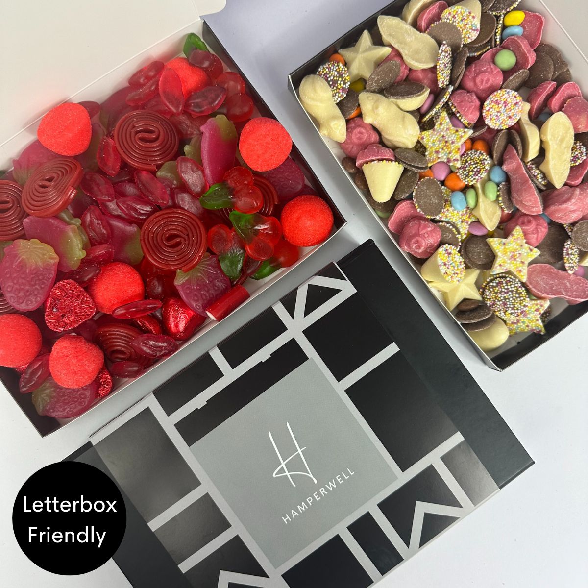 Red Sweets Letterbox Gift Hamper - ScentiMelti Home Fragrance, Beauty & Gifts UK