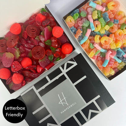 Red Sweets Letterbox Gift Hamper - ScentiMelti Home Fragrance, Beauty & Gifts UK