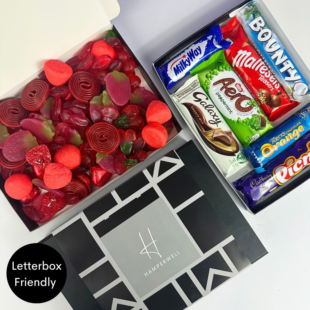 Red Sweets Letterbox Gift Hamper - ScentiMelti Home Fragrance, Beauty & Gifts UK