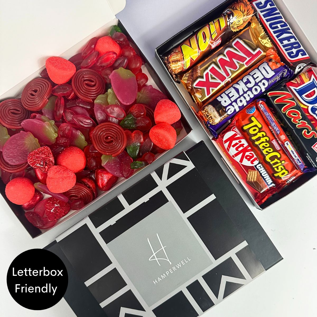 Red Sweets Letterbox Gift Hamper - ScentiMelti Home Fragrance, Beauty & Gifts UK