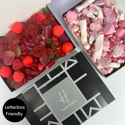 Red Sweets Letterbox Gift Hamper - ScentiMelti Home Fragrance, Beauty & Gifts UK