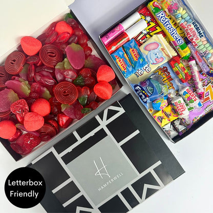 Red Sweets Letterbox Gift Hamper - ScentiMelti Home Fragrance, Beauty & Gifts UK