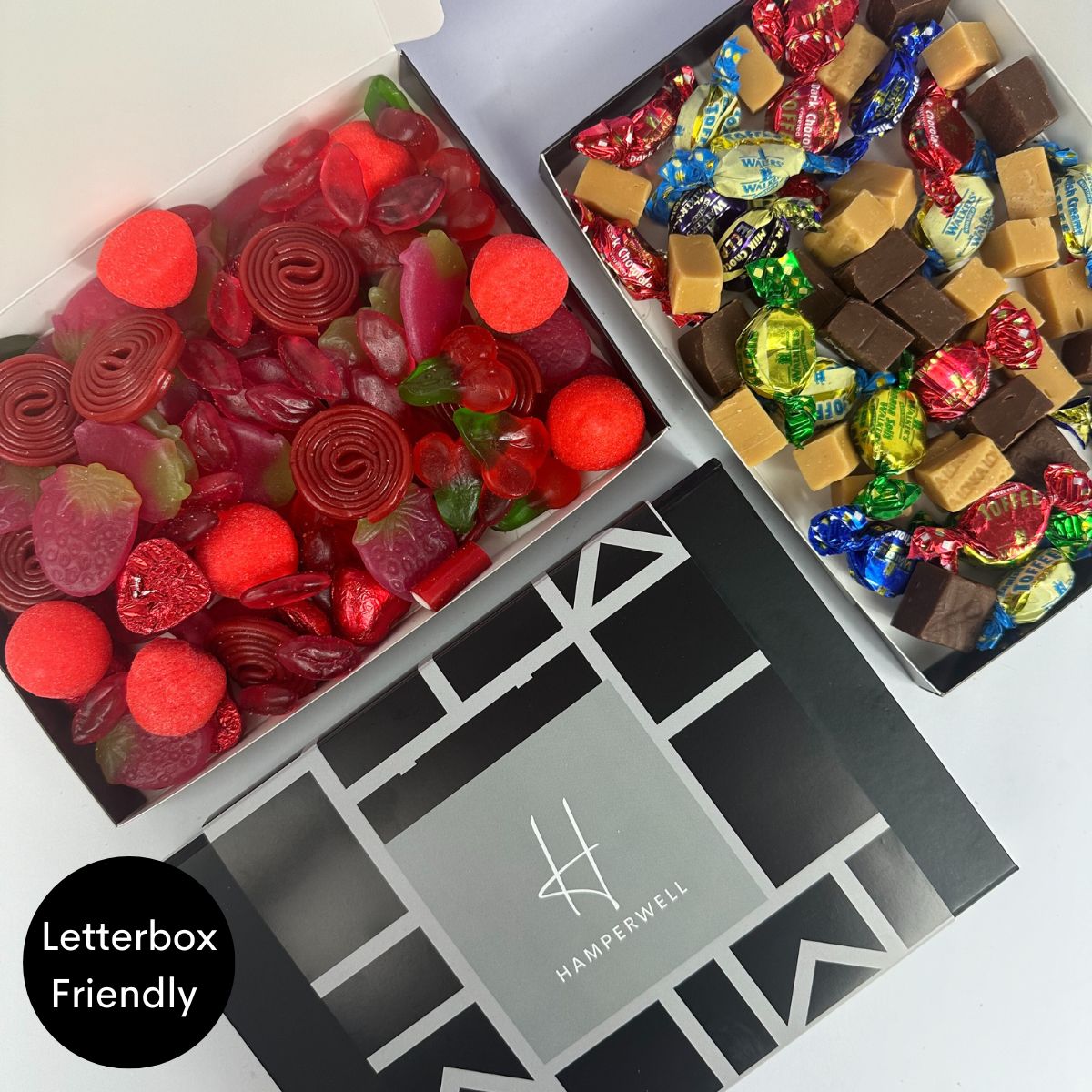 Red Sweets Letterbox Gift Hamper - ScentiMelti Home Fragrance, Beauty & Gifts UK