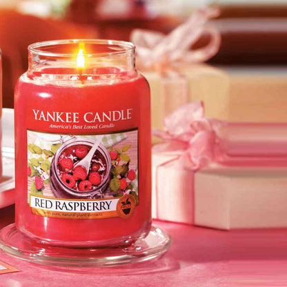 Yankee Candle Red Raspberry Classic Large Jar Candle - ScentiMelti  Yankee Candle Red Raspberry Classic Large Jar Candle