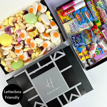 Retro Sweets Letterbox Gift Hamper - ScentiMelti Home Fragrance, Beauty & Gifts UK