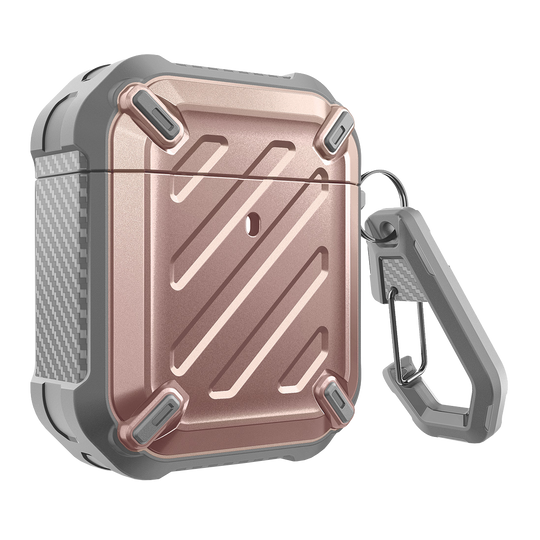 Apple AirPods 1 & 2 Unicorn Beetle Pro Rugged Case-Rose Gold - ScentiMelti Home Fragrance, Beauty & Gifts UK