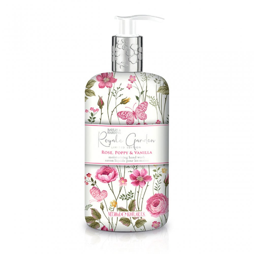 Baylis & Harding Rose, Poppy & Vanilla Hand Wash, 500ml - ScentiMelti Home Fragrance, Beauty & Gifts UK