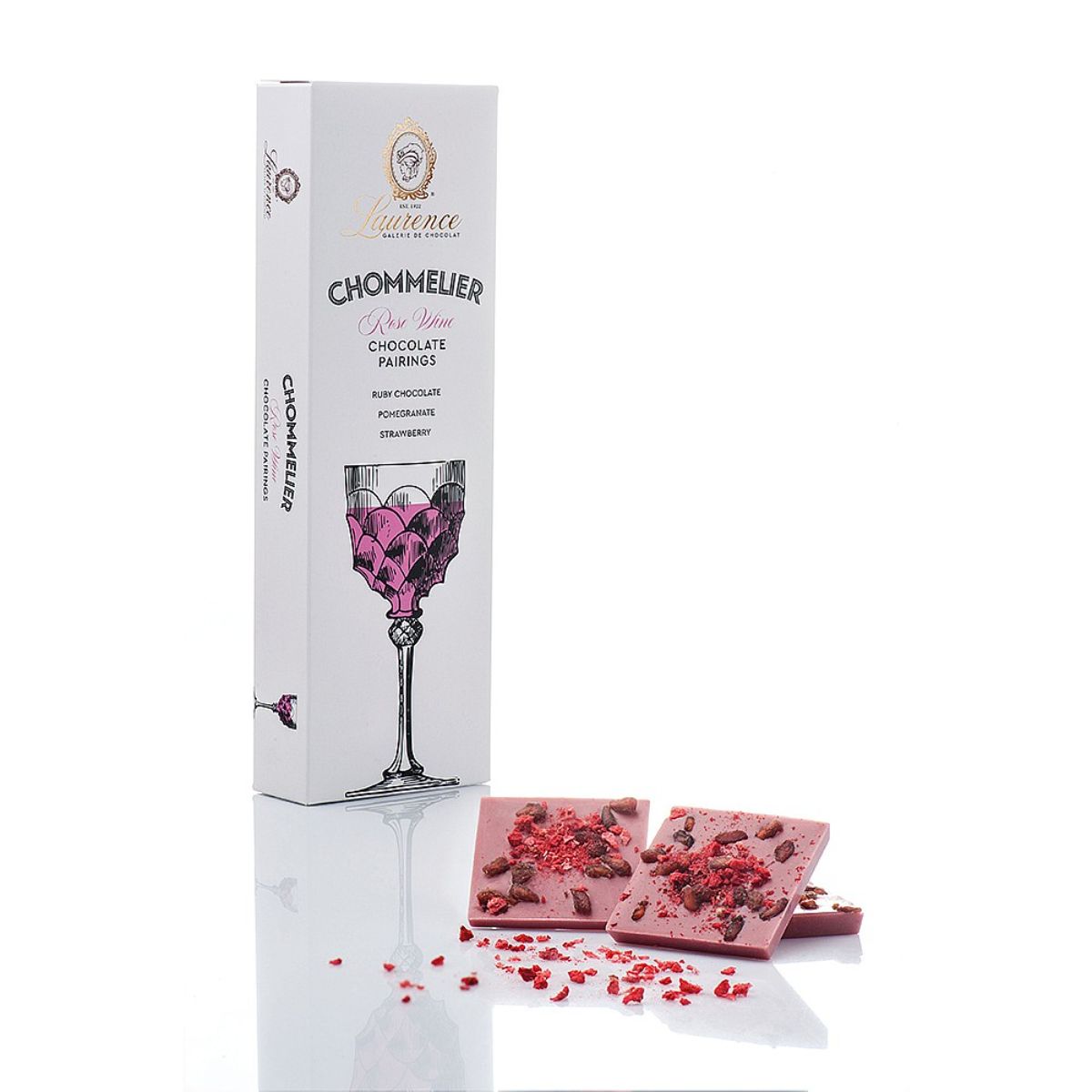 Laurence Pomegranate & Strawberry Rosé Wine Chocolate Pairings HamperWell ScentiMelti Wax Melts