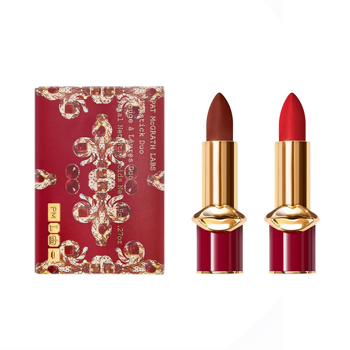 Pat McGrath Opulence MATTETRANCE™ Lipstick Duos RUBY : MatteTrance Omi + MatteTrance Elson - ScentiMelti Home Fragrance, Beauty & Gifts UK