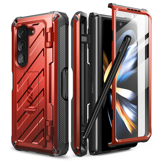 Galaxy Z Fold5 Unicorn Beetle PRO Rugged Case with S-Pen Holder-Metallic Red i-Blason UK ScentiMelti Wax Melts