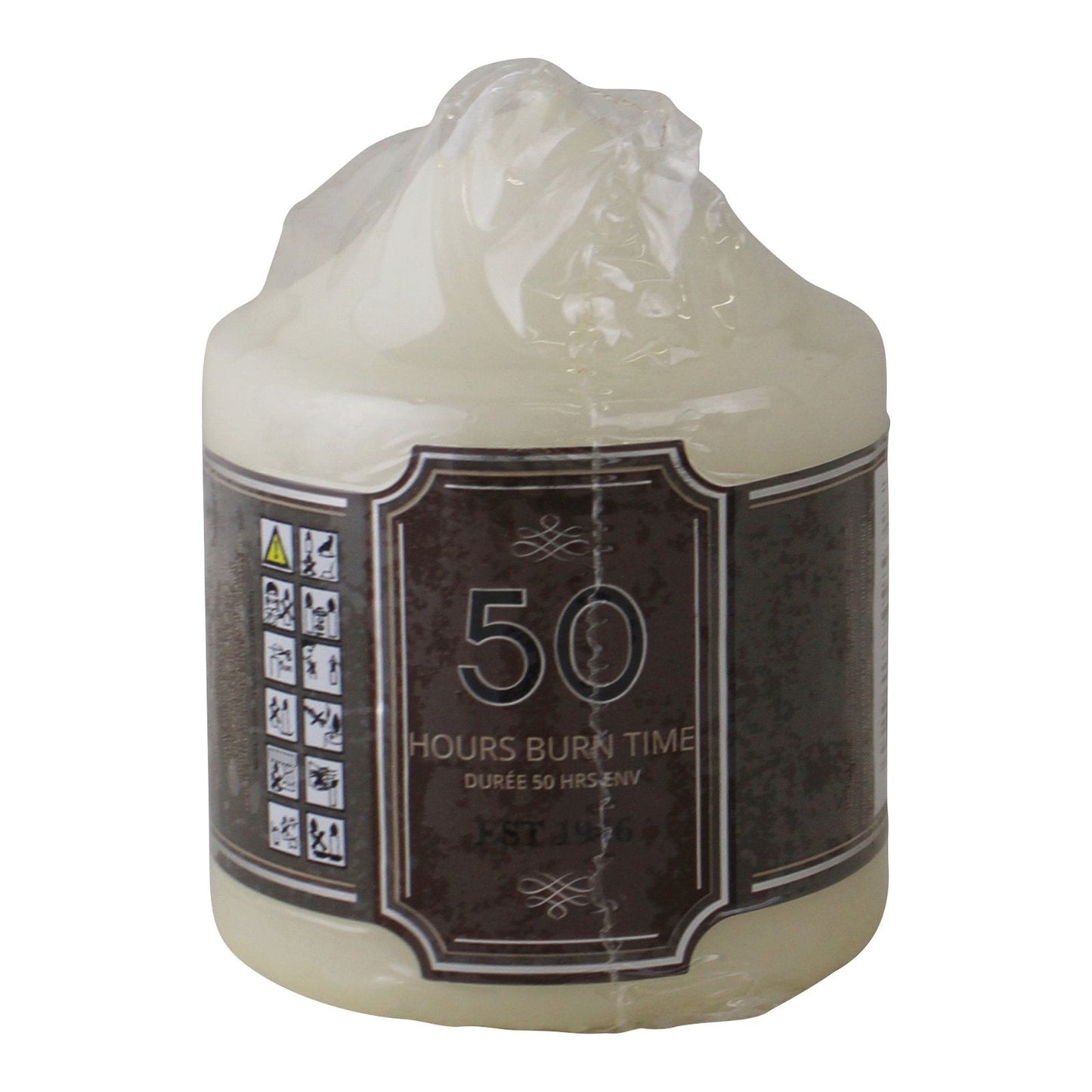 Overdipped Church Pillar Candle, 50 hour Burn Time - ScentiMelti Home Fragrance, Beauty & Gifts UK