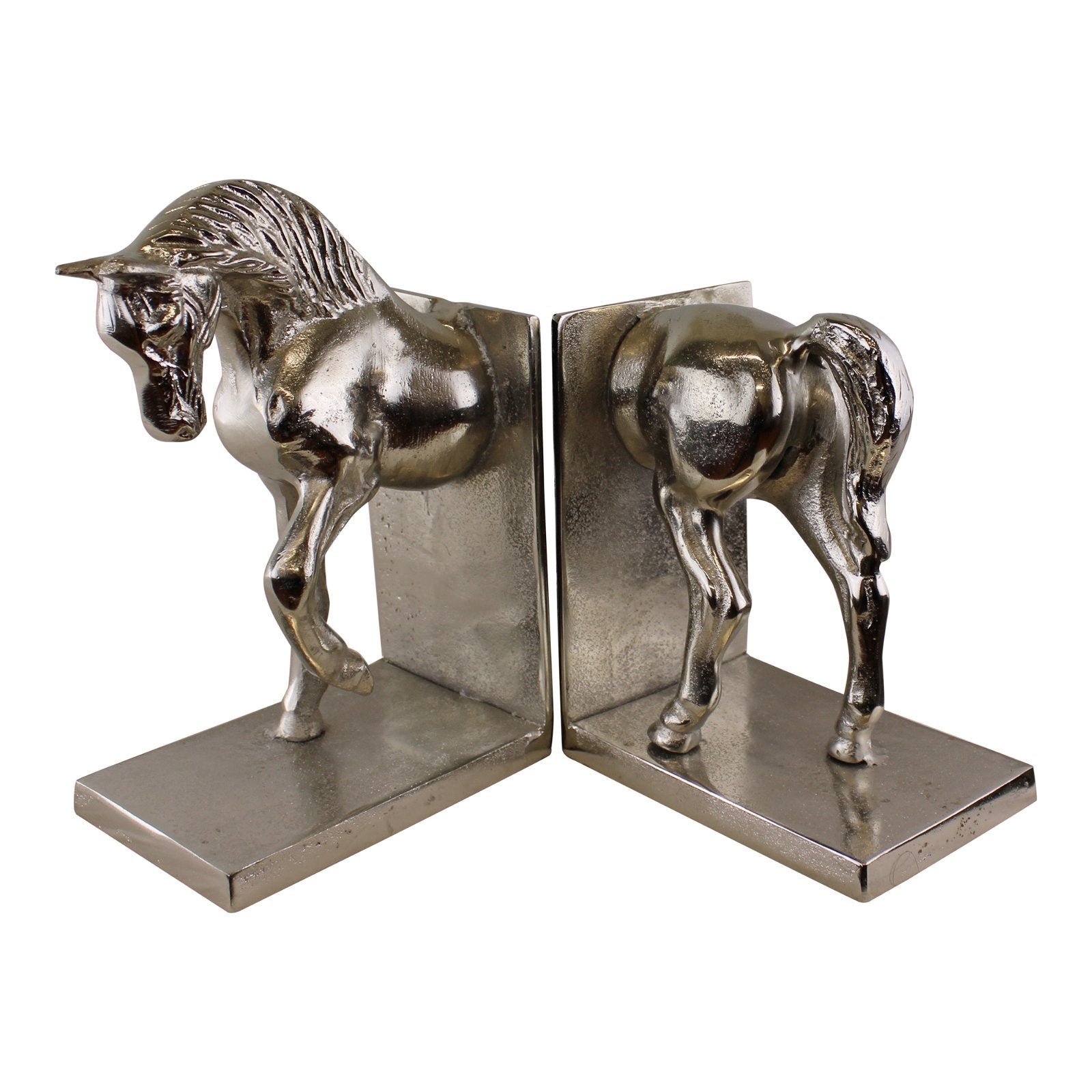 Silver Aluminium Horse Bookends Billies Inks ScentiMelti Wax Melts