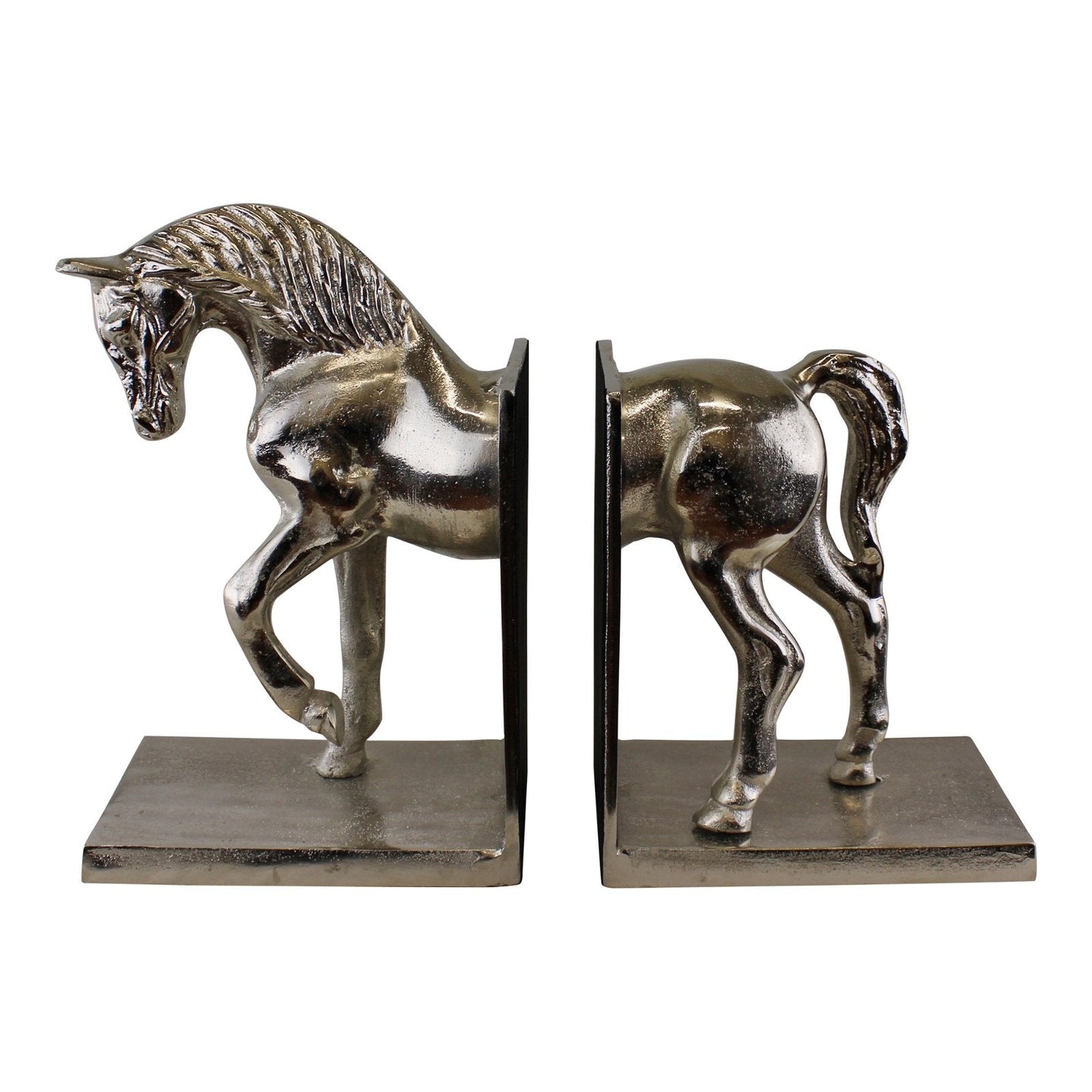 Silver Aluminium Horse Bookends Billies Inks ScentiMelti Wax Melts