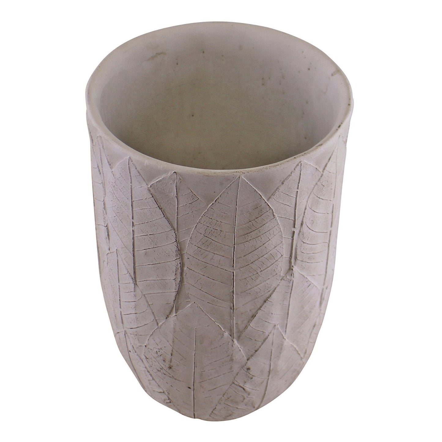 Cement Embossed Leaf Vase, 21.5cm Billies Inks ScentiMelti Wax Melts