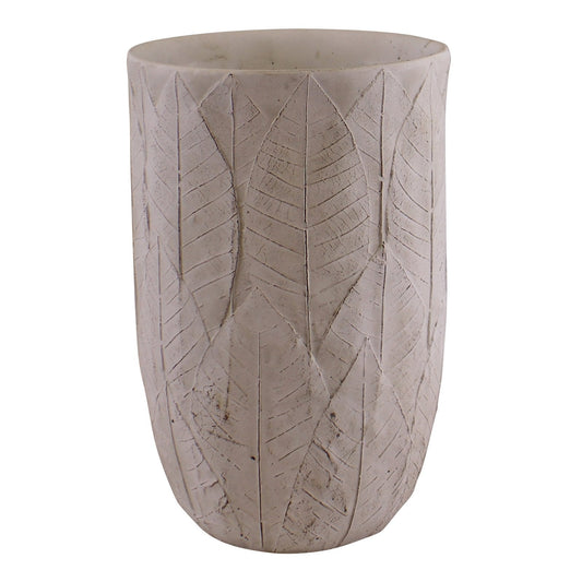 Cement Embossed Leaf Vase, 21.5cm Billies Inks ScentiMelti Wax Melts