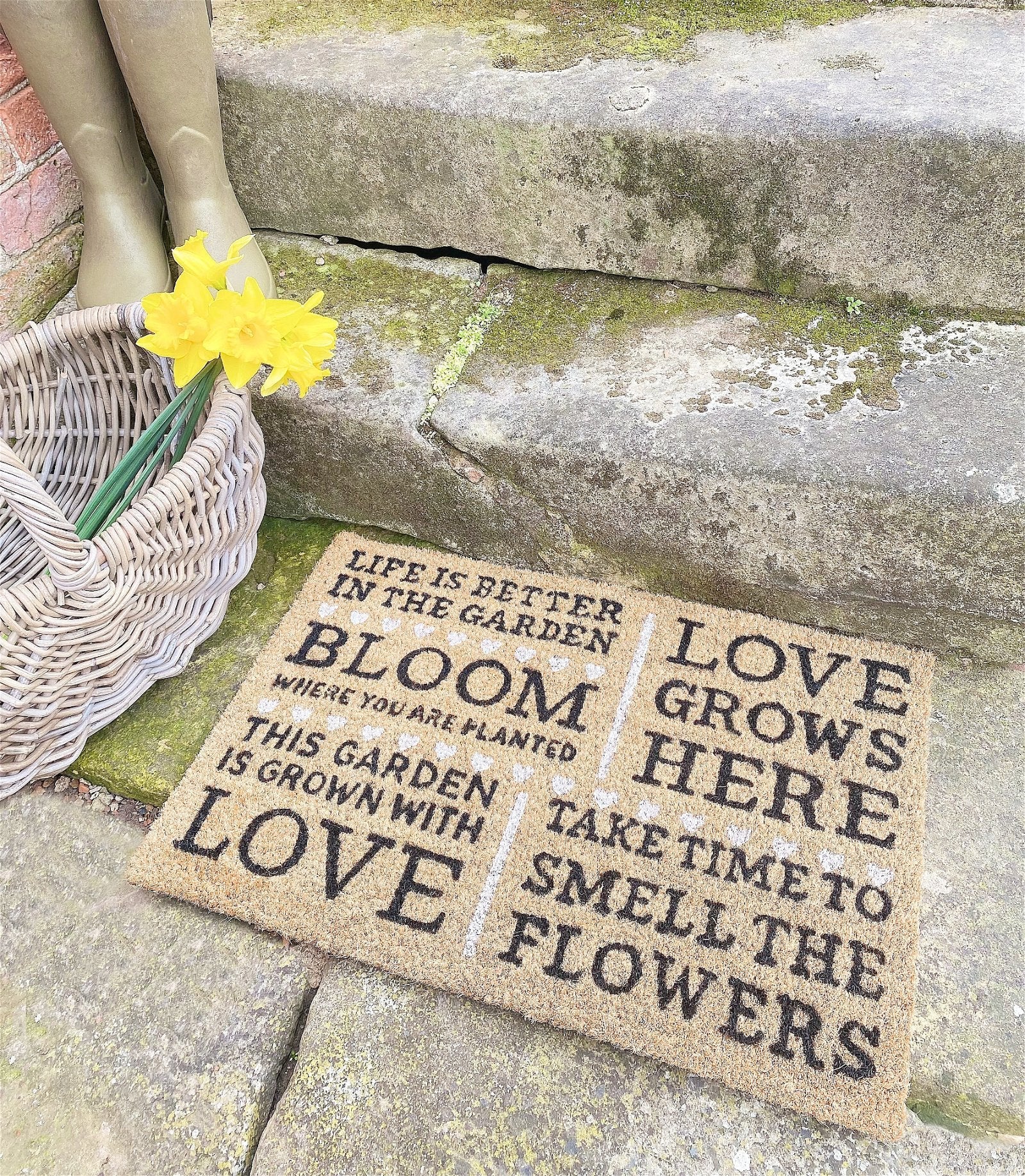 Bloom Potting Shed Doormat - ScentiMelti Home Fragrance, Beauty & Gifts UK