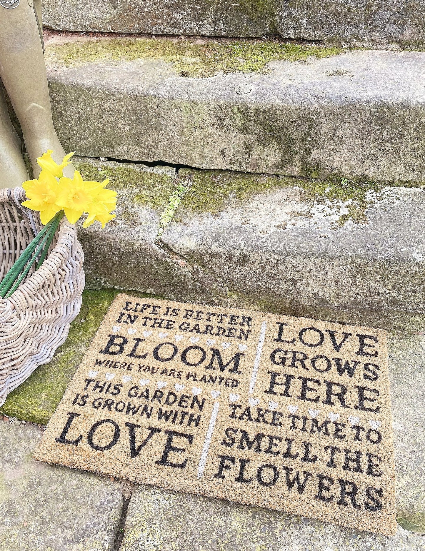 Bloom Potting Shed Doormat - ScentiMelti Home Fragrance, Beauty & Gifts UK