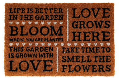 Bloom Potting Shed Doormat - ScentiMelti Home Fragrance, Beauty & Gifts UK