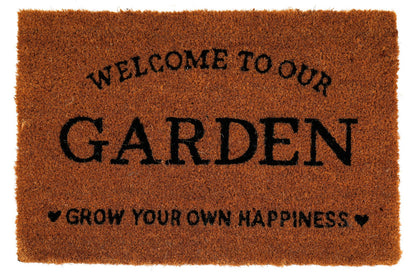 Grow Your Own Happiness Potting Shed Doormat - ScentiMelti Home Fragrance, Beauty & Gifts UK