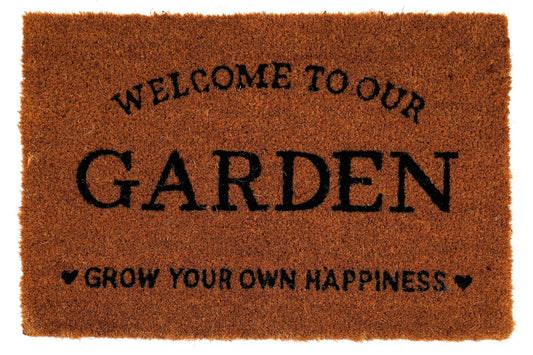 Grow Your Own Happiness Potting Shed Doormat - ScentiMelti Home Fragrance, Beauty & Gifts UK