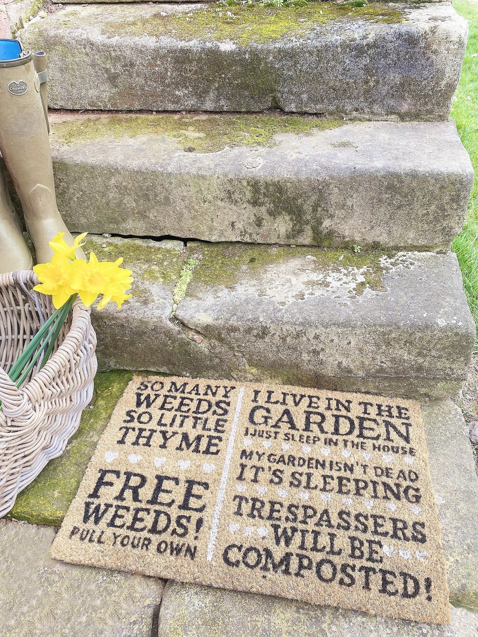 Free Weeds Potting Shed Doormat - ScentiMelti Home Fragrance, Beauty & Gifts UK