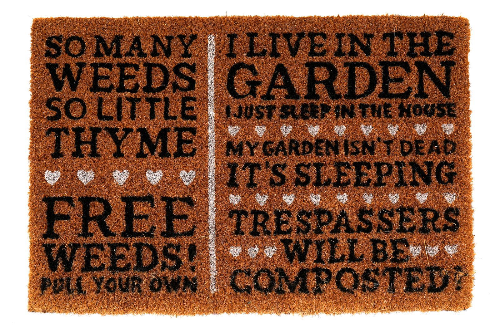 Free Weeds Potting Shed Doormat - ScentiMelti Home Fragrance, Beauty & Gifts UK