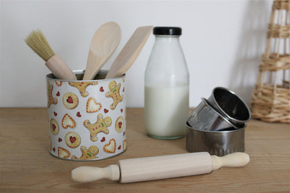 Gingerbread Bakery Wooden Utensils Set