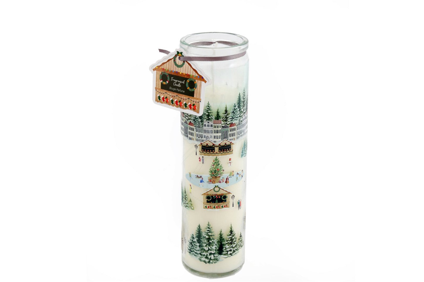 Christmas Market Citrus Tube Candle 20cm - ScentiMelti Home Fragrance, Beauty & Gifts UK