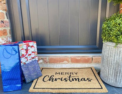 Merry Christmas Doormat 60x40cm - ScentiMelti Home Fragrance, Beauty & Gifts UK