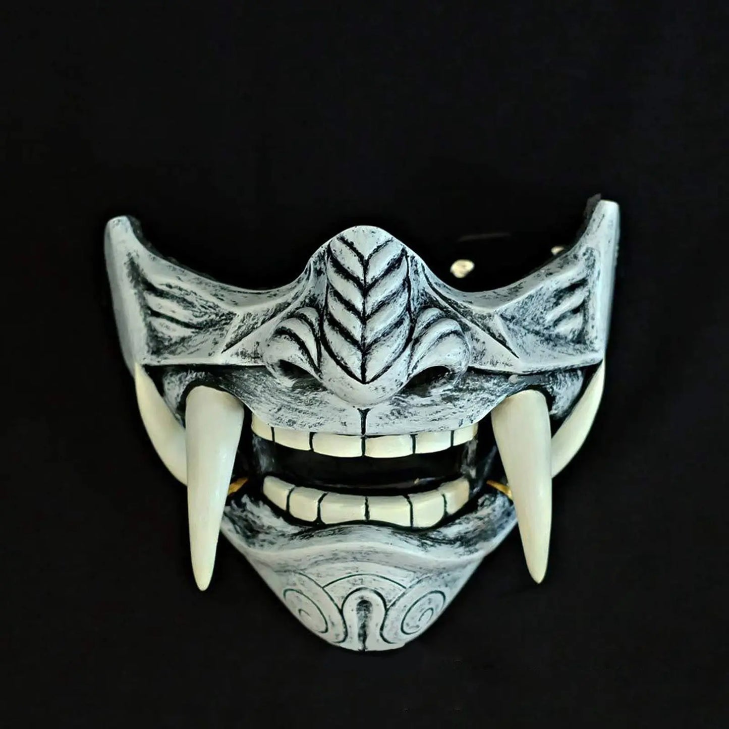 Half Face Latex Demon Mask - ScentiMelti Home Fragrance, Beauty & Gifts UK