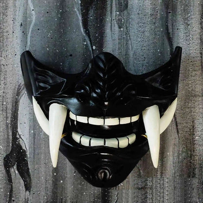 Half Face Latex Demon Mask - ScentiMelti Home Fragrance, Beauty & Gifts UK