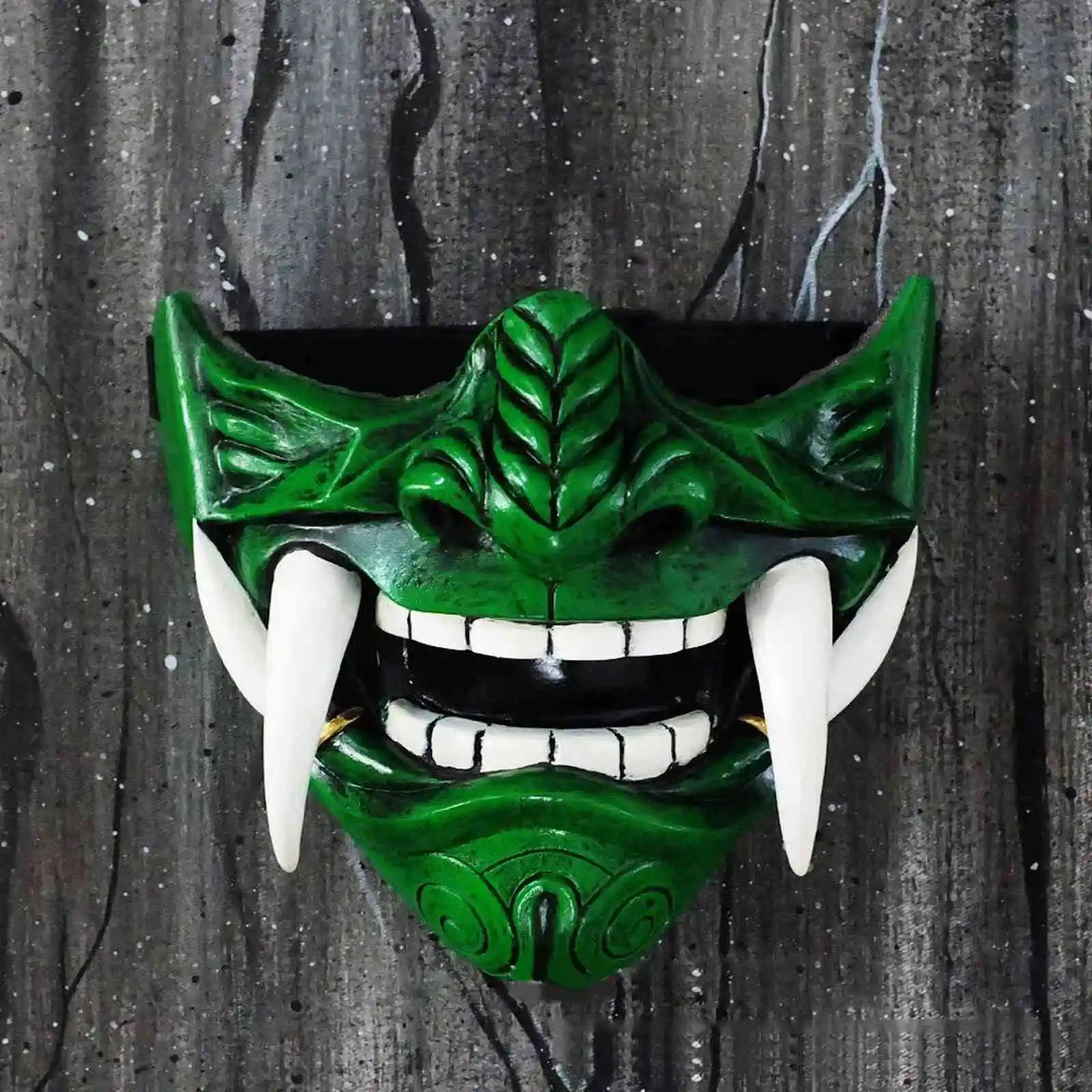 Half Face Latex Demon Mask - ScentiMelti Home Fragrance, Beauty & Gifts UK