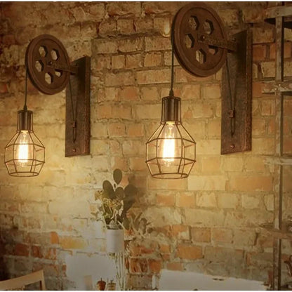 Retro Industrial LED Wall Lamp - ScentiMelti Home Fragrance, Beauty & Gifts UK