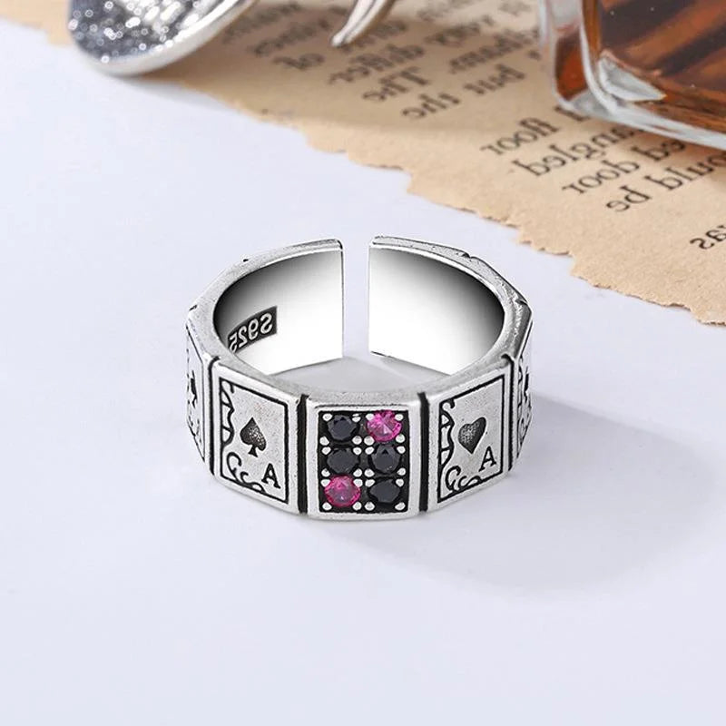 Ace Card Ring - ScentiMelti Home Fragrance, Beauty & Gifts UK