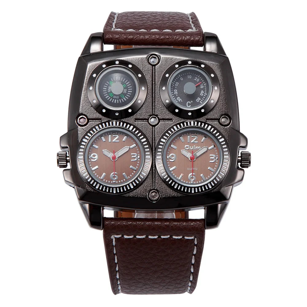 Two Time zone Dieselpunk Men's Watch - ScentiMelti Home Fragrance, Beauty & Gifts UK