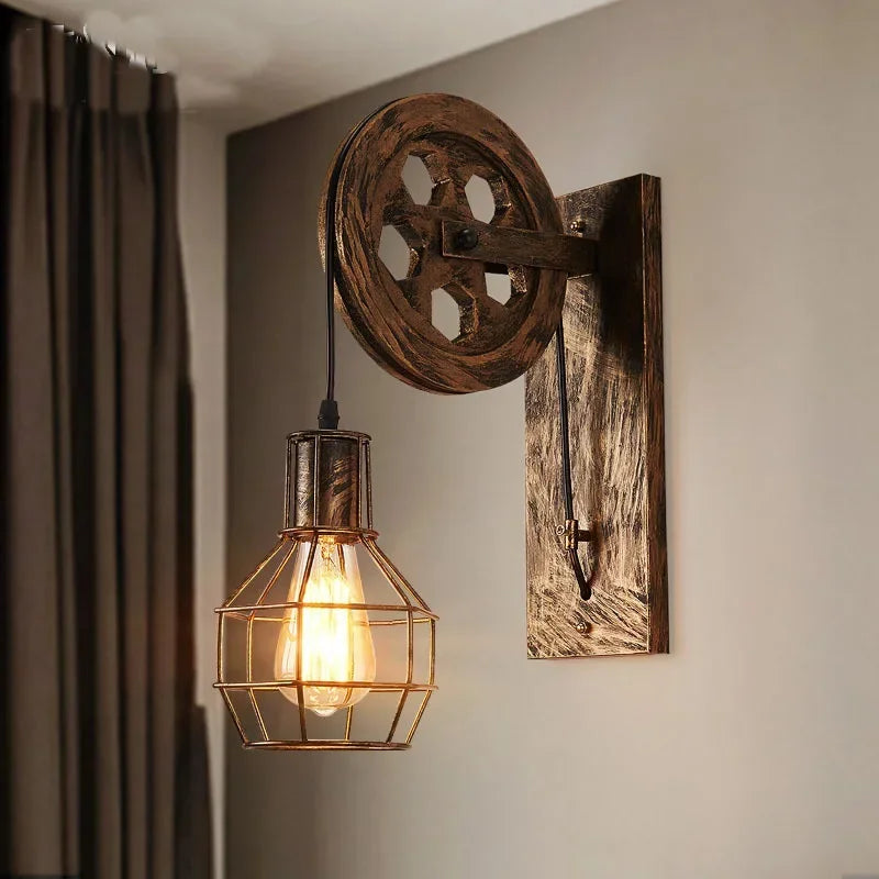 Retro Industrial LED Wall Lamp - ScentiMelti Home Fragrance, Beauty & Gifts UK