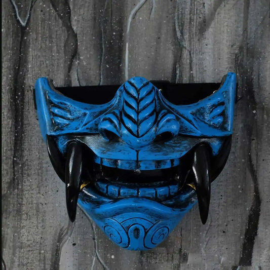 Half Face Latex Demon Mask - ScentiMelti Home Fragrance, Beauty & Gifts UK