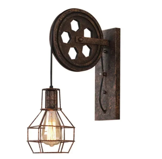 Retro Industrial LED Wall Lamp - ScentiMelti Home Fragrance, Beauty & Gifts UK