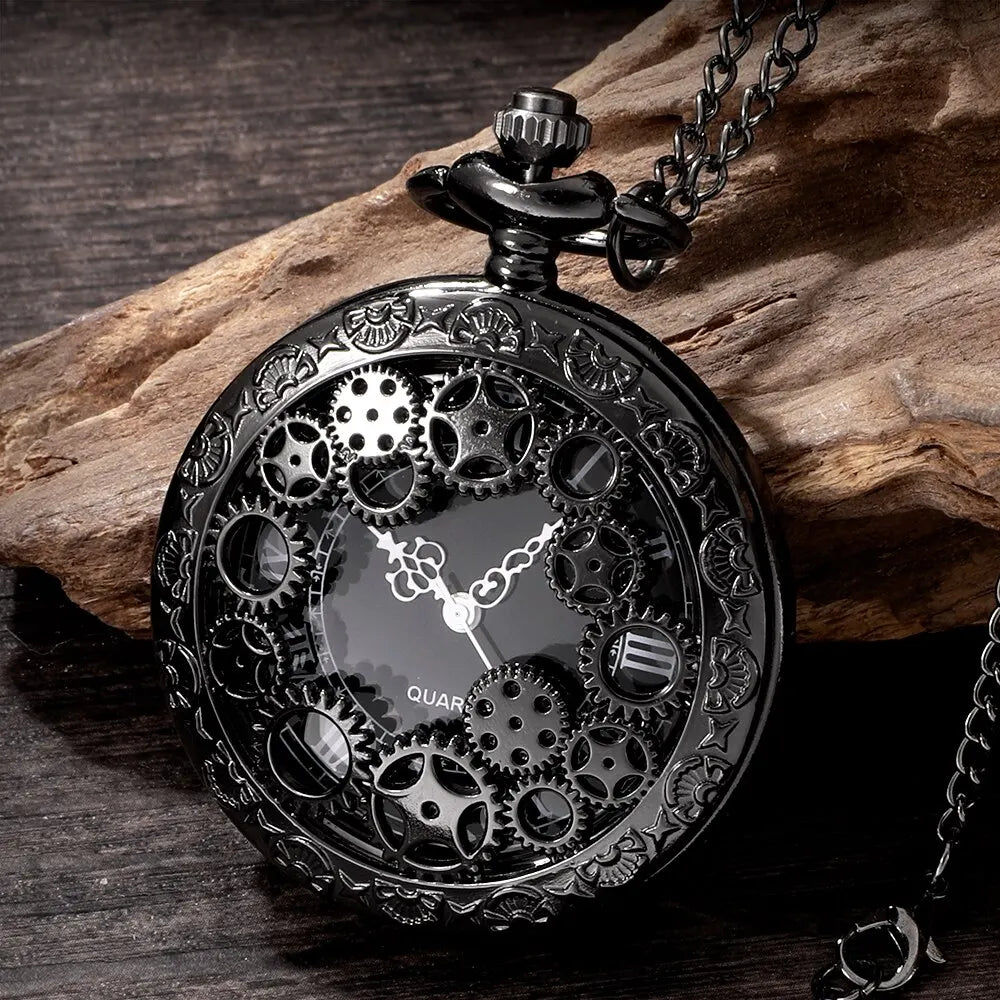 Hollow Gear Pocket Watch - ScentiMelti Home Fragrance, Beauty & Gifts UK