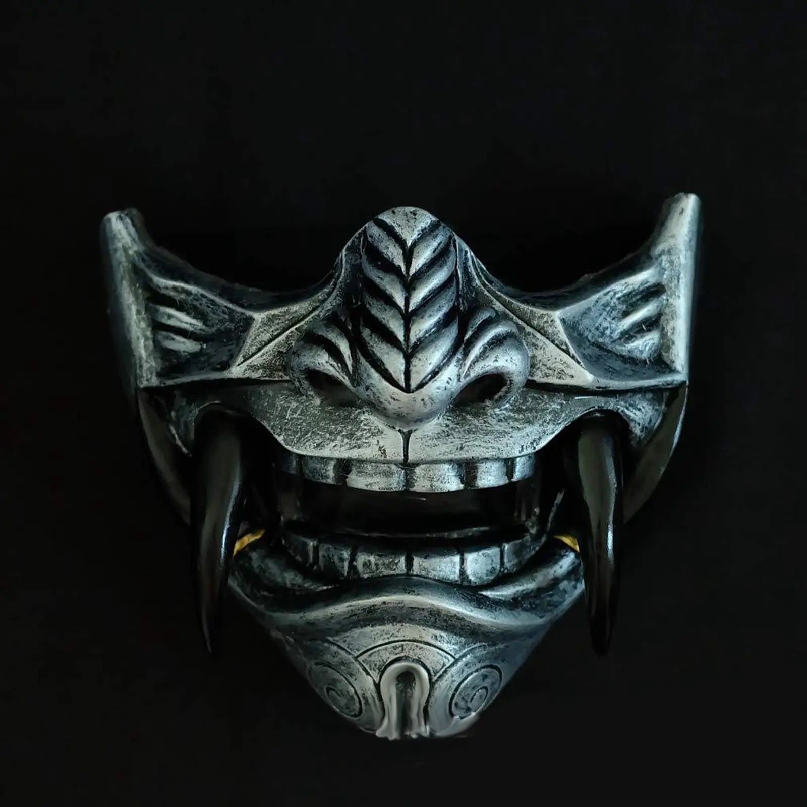 Half Face Latex Demon Mask - ScentiMelti Home Fragrance, Beauty & Gifts UK